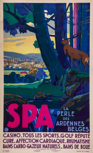 La perle des Ardennes Belges original poster